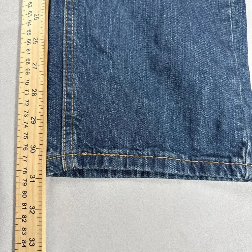 Levis Mens 541 Size 33 x 32 Athletic Fit Jeans Dark Wash Denim
